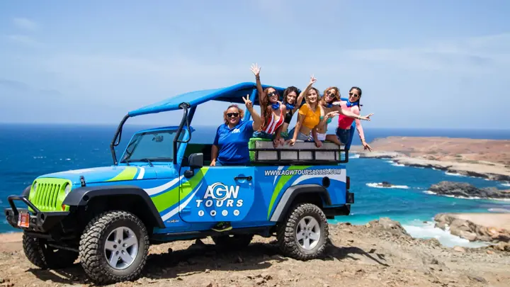 Natural Pool, Caves & Baby Beach Jeep Adventure | AGW Tours Aruba